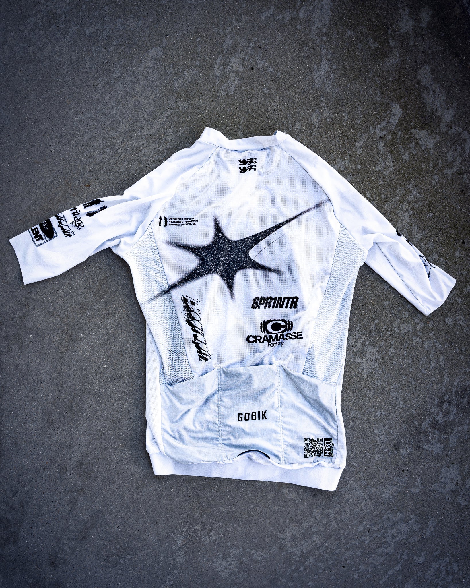 Maillot Gobik MC Edit. CRAMASSE 026 - Blanc